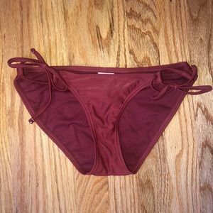 Maroon Bikini Bottoms
